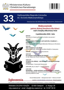 Makuszyński – patron dobrej literatury dla dzieci, czyli z książką odkrywamy świat